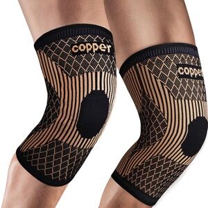 NEW Copper Fit Compression Knee Sleeves